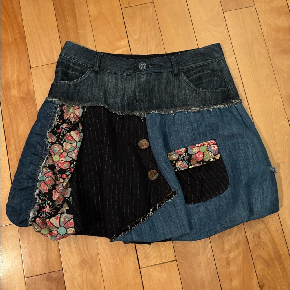 Desigual Patchwork Skirt - Picture 2 of 6